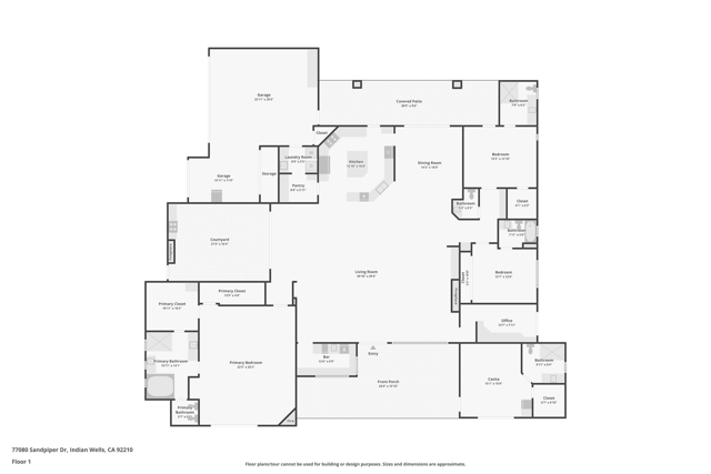 77080 Sandpiper Drive, Indian Wells, California 92210, 4 Bedrooms Bedrooms, ,2 BathroomsBathrooms,Single Family Residence,For Sale,Sandpiper,219125505DA