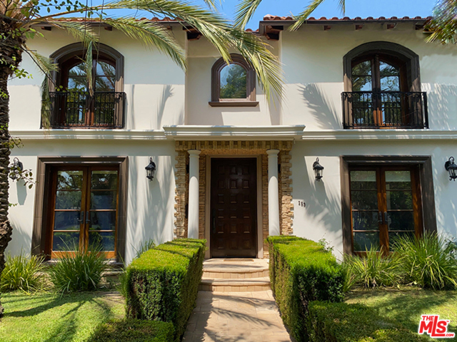 253 S Linden Drive Beverly Hills, California Elegant & spacious custom home entirely re-built in 2009. This Mediterranean masterpiece has it all. Dramatic 2-story entry with Formal Dining Room & Living Room. Open concept Kitchen with all Sub-Zero, Wolf & Miele appliances, Walker Zanger tiles & granite counters. Limestone & hardwood floors throughout home. Huge family / great room overlooks back yard entertainment area patio & pool. Lower level features an enormous family / media / party room plus wine room, 2 BR's, 2.5 BA's & large storage / utility room. Top floor features 3 x ensuite BR's plus spacious Main BR with grand bath and walk-in-closet. Total of 6 BR's. Pool is salt filtered & has a waterfall & slide & spa. Beautifully landscaped.
