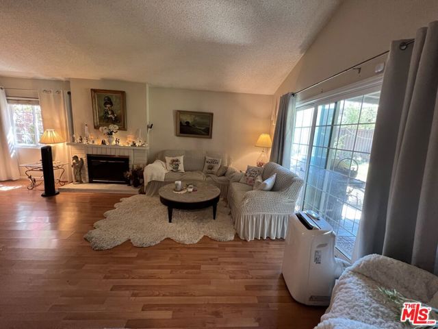 Living Room w/gleaming floors