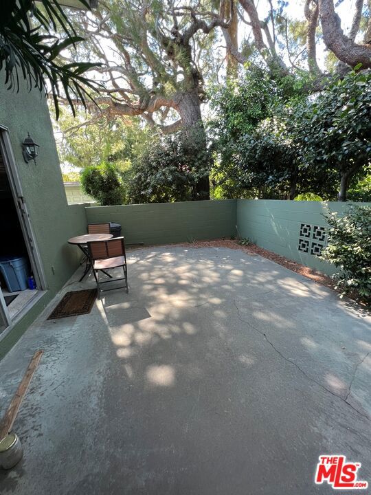 Private Patio off Master Bedroom