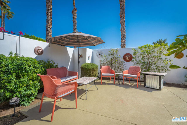 Seating Area on South Patio