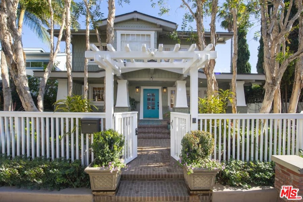Located on an iconic SM walk street, steps from the beach & Shutters Hotel, this pristine, painstakingly renovated Craftsman w/ sep 2 bedrm gst house plus double 2 car garages is a rare offering. The main house includes 3 bedrms & 3 baths, w/ expansive ocn vus, plus wood flrs & voluminous light throughout. The gourmet kitcn provides a brkfst bar, Viking, SubZero & Miele appls & opens to an outside covered dining area. The mster suite enjoys ocn vus & offers a sumptuous bath w/ marble counters & dbl sinks. There are 2 addl gst bedrms up which share a bath & a cozy sleeping porch. The gracious public spaces include frml lving & dining rms, a den/media rm & powder rm. Expansive outdoor porches are augmented by professionally designed & intricately landscaped gardens, which wrap around the entire property, providing elegant entertaining spaces.  The 2 story guest house has a lrg great rm w/ fpl, a kitcn w/Viking appls & a bedrm & bath on the main level. Upstairs there is an ocean vu bedrm suite and porch w/fpl. Enjoy life at the beach with close proximity to all the restaurants & shops of Santa Monica !