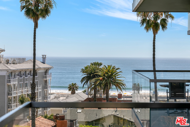 1755 Ocean Ave 506 Santa Monica, California Fantastic two bedroom two bath condo unit with ocean views at The Seychelle in prime Santa Monica. The open floor plan offers tons of natural light and ocean breezes coming from the private terrace with ocean views. The modern kitchens pleasing aesthetic boasts clean lines and waterfall countertop peninsula with breakfast bar. In the primary suite you'll find a large walk-in closet, dual sinks and a large vanity with tons of storage, a separate tub, and a large rainfall shower. Enjoy a large second bedroom and full bathroom with a walk-in rainfall shower. The Seychelle offers incredible amenities including a rooftop pool with cabanas and sundeck and panoramic coastline views, concierge, 24-hour security, subterranean side-by-side garage parking, and building maintenance. Laundry included inside the unit. The location cant be beat being right on Ocean Ave just steps to the Santa Monica Pier, Downtown Santa Monica, and the beach.