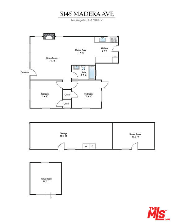 3145 Madera Avenue, Los Angeles, California 90039, 2 Bedrooms Bedrooms, ,1 BathroomBathrooms,Single Family Residence,For Sale,Madera,24412113