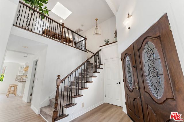 Entryway with coat closet