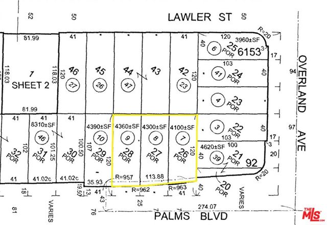 Listing Details for 10713 Palms Boulevard, Los Angeles, CA 90034