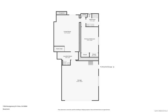 1766 Montgomery Dr, Vista, California 92084, 4 Bedrooms Bedrooms, ,3 BathroomsBathrooms,Single Family Residence,For Sale,Montgomery Dr,250019300SD