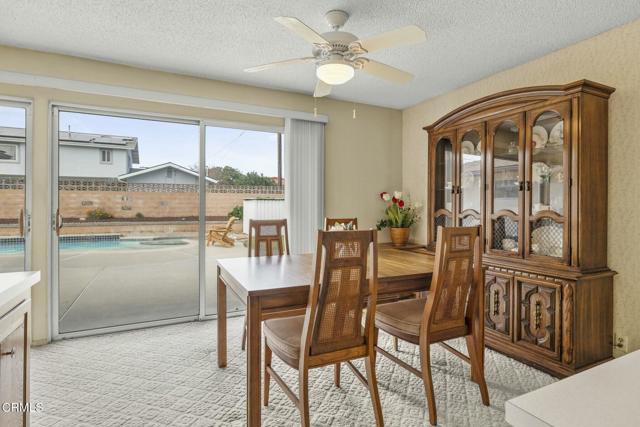 Bright dining room