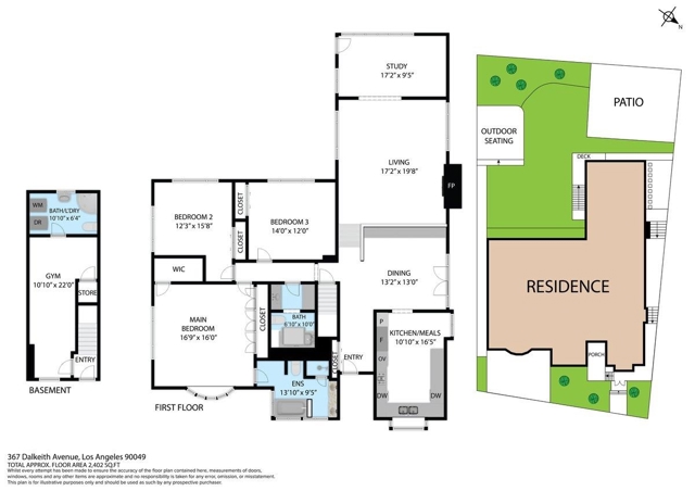 367 Dalkeith Ave, Los Angeles, California 90049, 3 Bedrooms Bedrooms, ,2 BathroomsBathrooms,Single Family Residence,For Sale,Dalkeith Ave,240014514SD