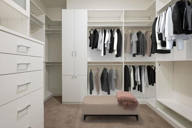 Primary closet