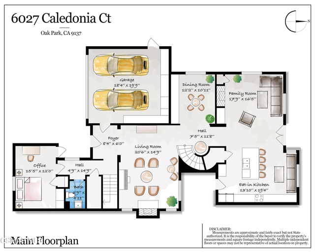 6027 Caledonia Court, Oak Park, California 91377, 4 Bedrooms Bedrooms, ,4 BathroomsBathrooms,Single Family Residence,For Sale,Caledonia,225000926