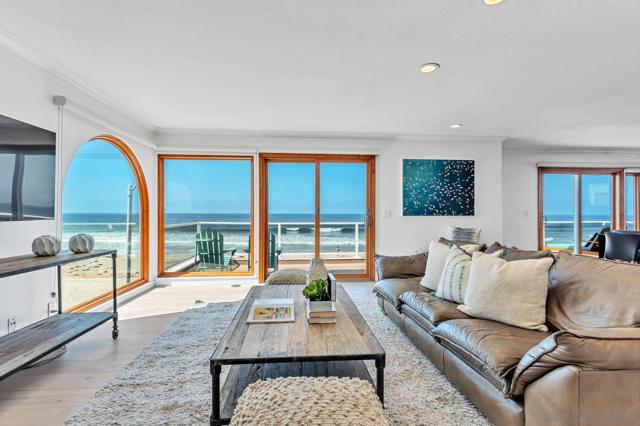 Panoramic ocean views from the couch!  Open kitchen, dining, and living room.