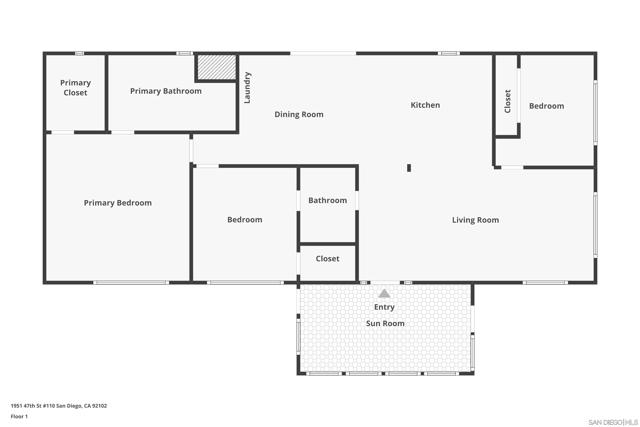 1951 47Th St, San Diego, California 92102, 3 Bedrooms Bedrooms, ,2 BathroomsBathrooms,Residential,For Sale,47Th St,240025750SD