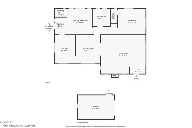 Detail Gallery Image 21 of 21 For 1675 N El Molino Ave, Pasadena,  CA 91104 - 2 Beds | 1 Baths