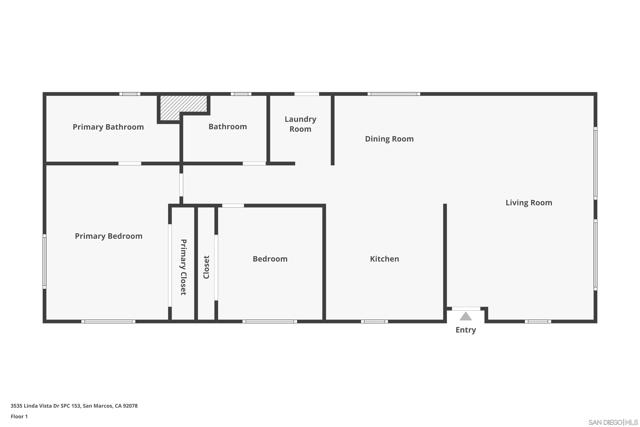 3535 Linda Vista Dr, San Marcos, California 92078, 2 Bedrooms Bedrooms, ,2 BathroomsBathrooms,Residential,For Sale,Linda Vista Dr,250000185SD