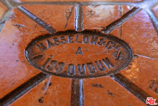 Special tile insert on floors