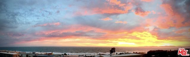 Sunset view from Living room and deck