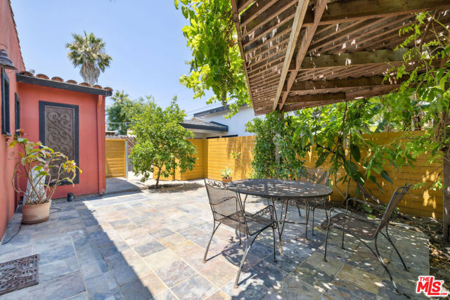 Private backyard
