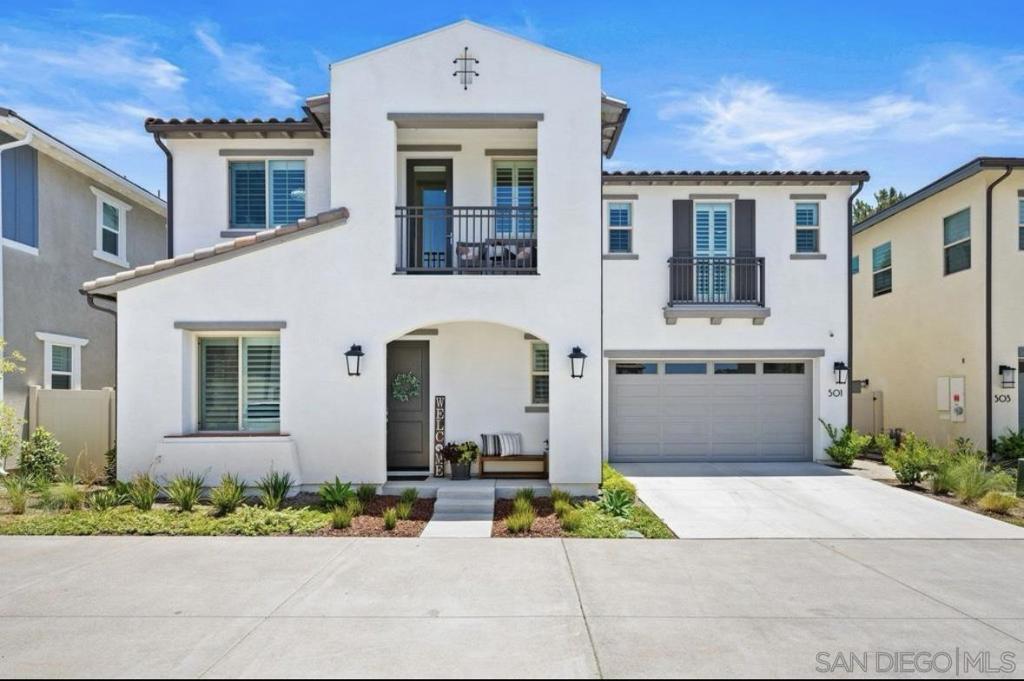 Come live in the newly built, prestigious gated community of Mission Circle.  This modern  home is comprised of 3 bedrooms, 2.5 bathrooms, plus office or den offering many upgrades including custom closet organizers in all closets. The kitchen features a custom backsplash, quartz countertops, stainless steel appliances, white cabinetry, a large island.  Conveniently located near dining, shopping, and with easy access to Interstate 15 and 78.