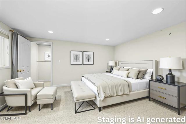 Staging is AI generated. 7