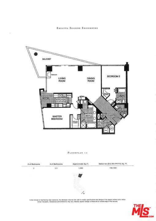 Floorplan of the Unit