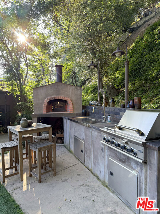 Pizza Oven & BBQ Area