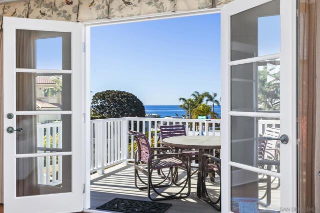 Main house, French doors to front deck