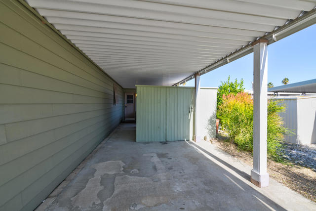 Carport W/Shed