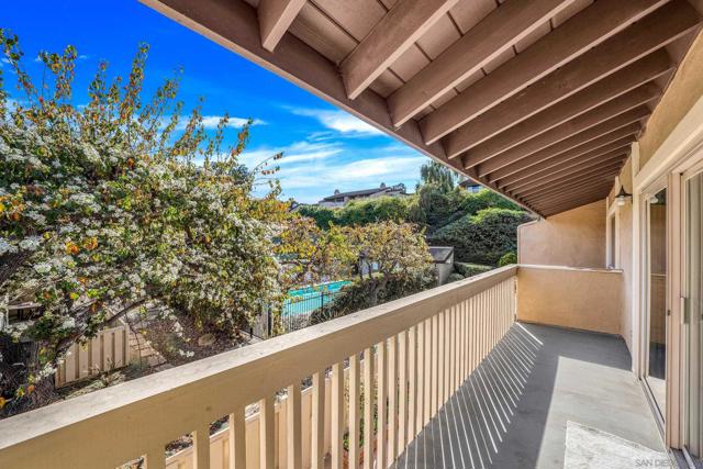 Master bedroom private balcony