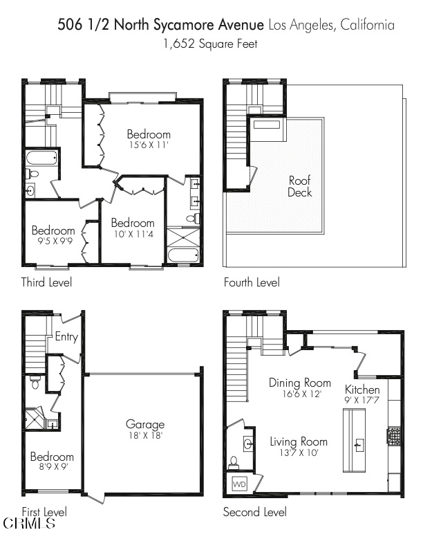 Detail Gallery Image 31 of 31 For 506 1/2 N Sycamore Ave, Los Angeles,  CA 90036 - 4 Beds | 3/1 Baths