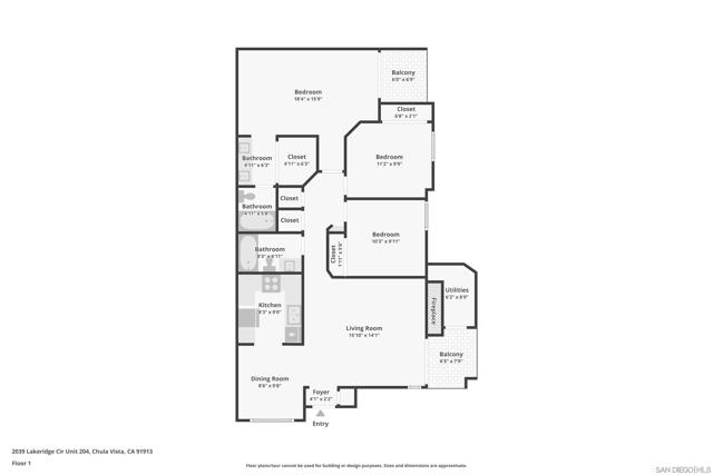 2039 Lakeridge, Chula Vista, California 91913, 3 Bedrooms Bedrooms, ,2 BathroomsBathrooms,Condominium,For Sale,Lakeridge,250001400SD