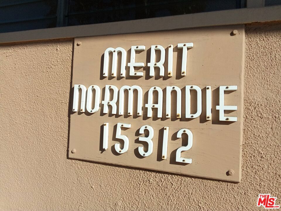 15312 S Normandie Avenue #103