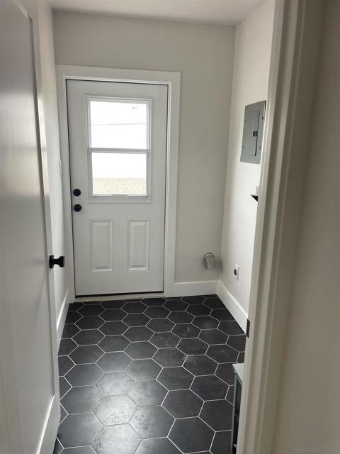 Laundry room is gas or electric, new subpanel