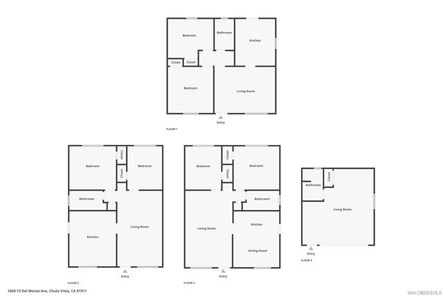 1669 Del Monte Ave, Chula Vista, California 91911, ,Multi-Family,For Sale,Del Monte Ave,240025899SD