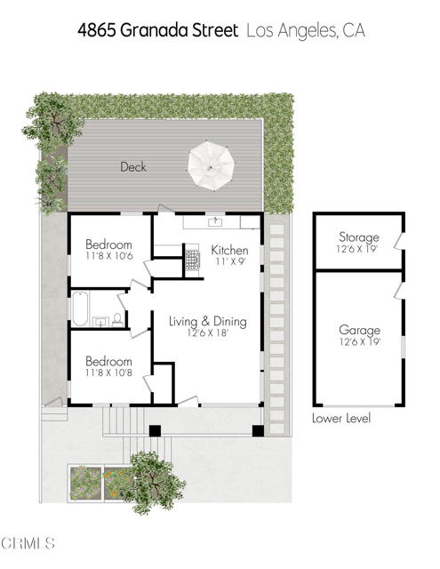 Detail Gallery Image 39 of 40 For 4865 Granada St, Los Angeles,  CA 90042 - 2 Beds | 1 Baths