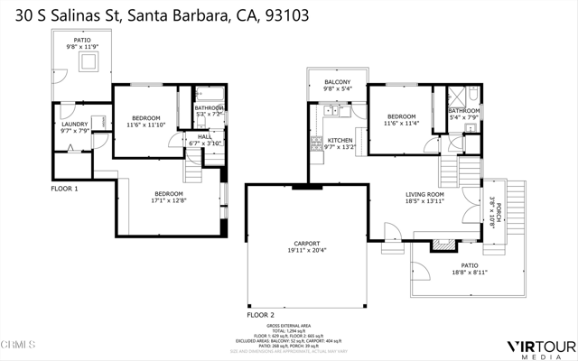 Detail Gallery Image 48 of 48 For 30 S Salinas St #B,  Santa Barbara,  CA 93103 - 3 Beds | 2 Baths
