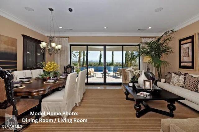 Model Home Photo Dining Room  Living Roo