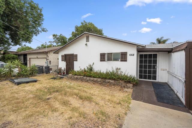 668 Van Houten Ave, El Cajon, California 92020, 3 Bedrooms Bedrooms, ,1 BathroomBathrooms,Single Family Residence,For Sale,Van Houten Ave,240023133SD