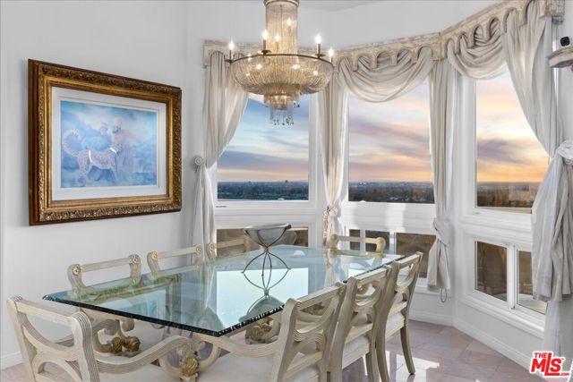 Formal Dining Room Sunset View