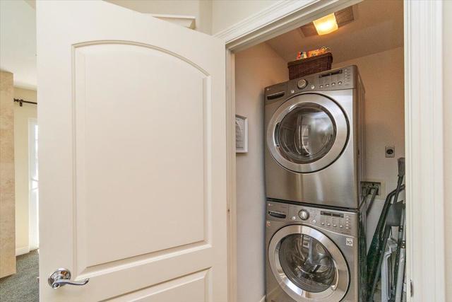 Laundry closet off master