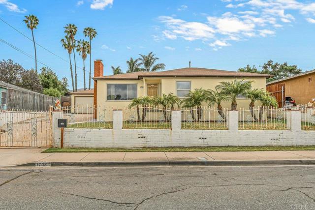 Detail Gallery Image 1 of 1 For 1703 E 11th St, National City,  CA 91950 - 3 Beds | 1 Baths
