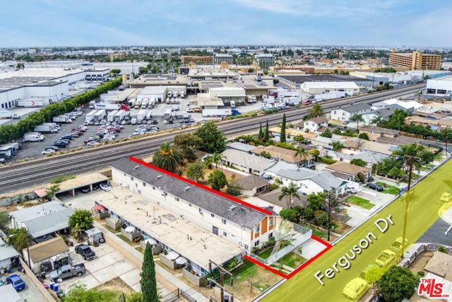 5834 FERGUSON DR - COMMERCE, CA (AERIAL)