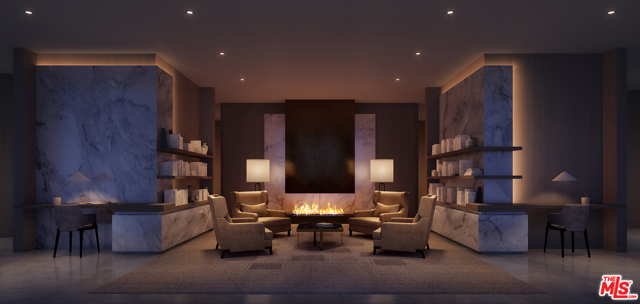 Library Lounge Rendering