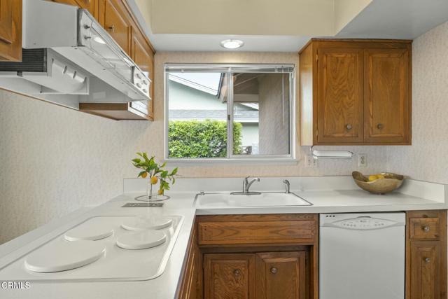 Open kitchen with cool vintage details