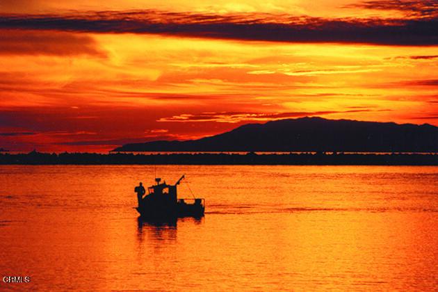 Gold Sunset with boat