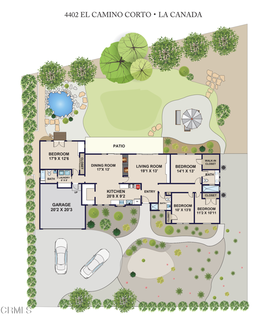 4402 El Camino Corto, La Canada Flintridge CA: https://media.crmls.org/mediaz/70028340-e3bb-4467-850f-17757262f28a.png