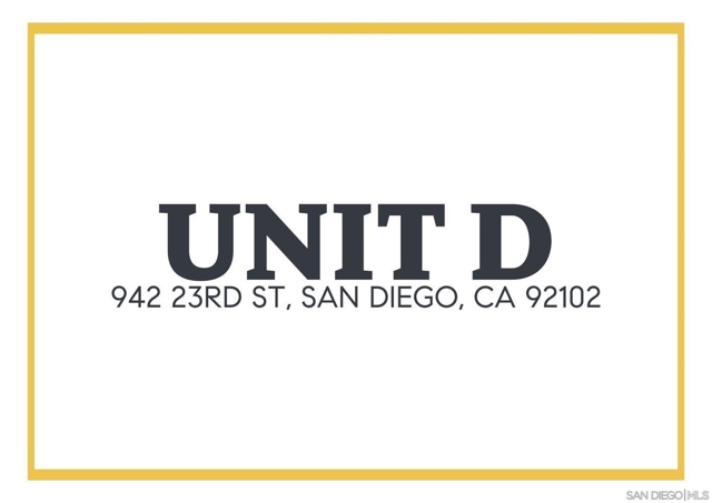 942 23rd St, San Diego, California 92102, ,Commercial Sale,For Sale,23rd St,240015742SD