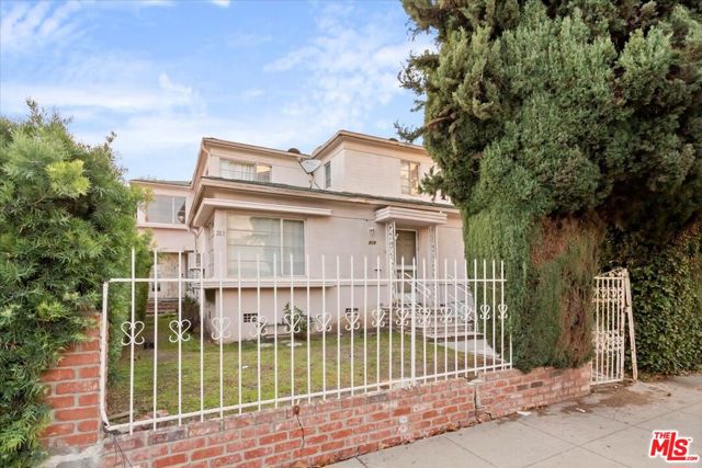 213 S Gale Drive Beverly Hills, California Lowest priced multi-unit in Beverly Hills with tremendous upside potential on undermarket rents! Bring your imagination to this charming 3 unit building. The building has upside potential in rents and needs everything! Original features include hardwood floors and crown moldings. Front unit (Unit B) is a 2 bedroom 1.5 bath, the back unit (Unit A) is a 3 bedroom 2.5 bath and the upstairs unit (Unit C) is a 1 bedroom 1 bath. All tenants are current with rent. 4 car garage and shared laundry in the garage. Best deal in Beverly Hills Proper!
