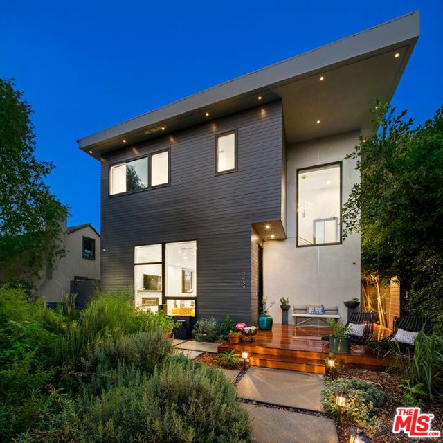 Welcome to 2450 Glencoe Ave, a stunning modern architectural treasure nestled in one of the most unique, coveted streets in prime Venice Beach, California, named by Forbes as "The coolest street in America". This rare residence is a harmonious fusion of modern design and natural forging garden elements. The professionally designed recording studio makes it the ideal creative space inside a healthy living sanctuary for any buyer seeking an investment opportunity. The gourmet kitchen is a culinary artist's dream, equipped with top-of-the-line appliances, including a custom built-in dehydrator, quartz countertops, custom cabinetry. Upon entry, you are immediately captivated by its sleek clean, eye-catching design and greeted by an extraordinary edible garden of fruits, vegetables, edible flowers, herbs, lush with trees, rare plants, butterflies and hummingbirds. This botanical wonder, featured in the Los Angeles Times, is the labor of love created by the home's current owner, a renowned herbalist and green living eco-warrior. For more details click on links.