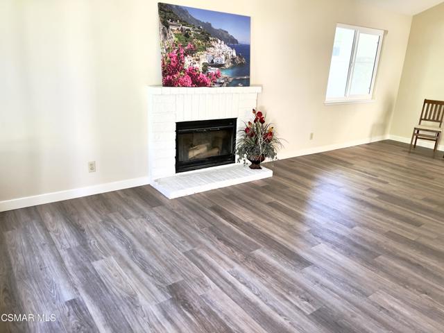 Living Room With Fireplace